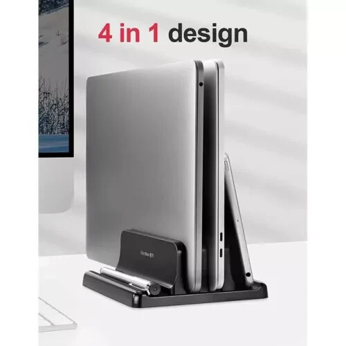 4-in-1 Vertical Laptop Stand / Holder for Computer - 第 4/8 張圖片