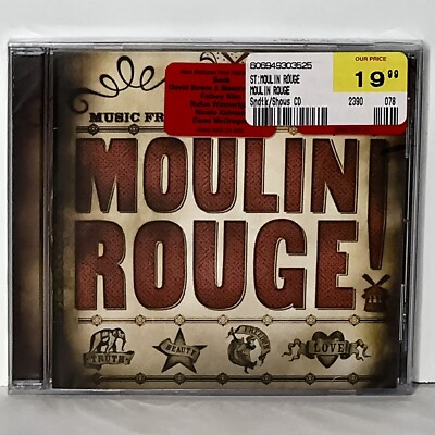 Factory Sealed (shrink wrapped) Moulin Rouge Music From Baz Luhrmann s Film CD