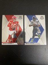 Patrick Mahomes II (1) & Russell Wilson (181) 2000 Mosaic Chiefs Seahawks