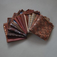 Vintage Silk Pocket Square Men's Suit Accessories Pasiley Business Handkerchief