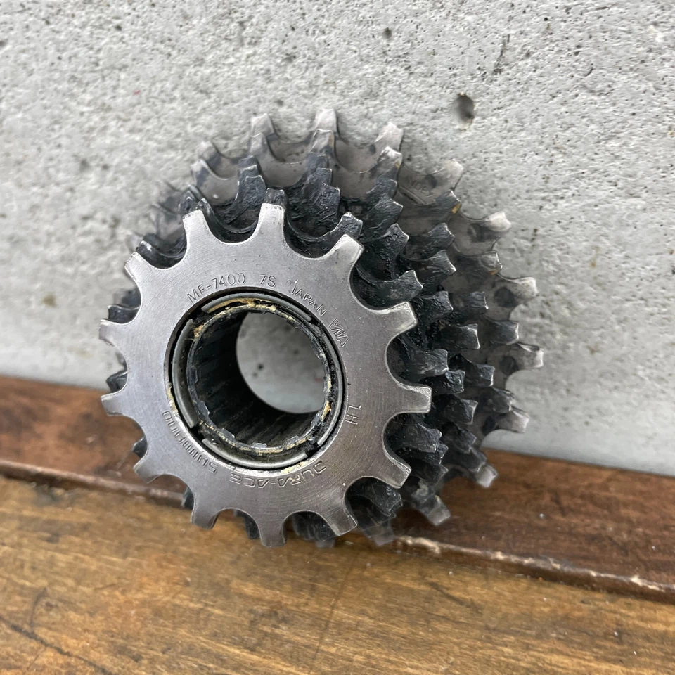 Vintage Shimano Dura-Ace MF-7400 Freewheel 21t 21 Tooth 7S 7 Speed 13t Corn Cob - Image 4 of 4