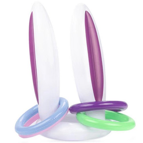 Easter Inflatable Bunny Toss Games Easter Party Game - Picture 2 of 7