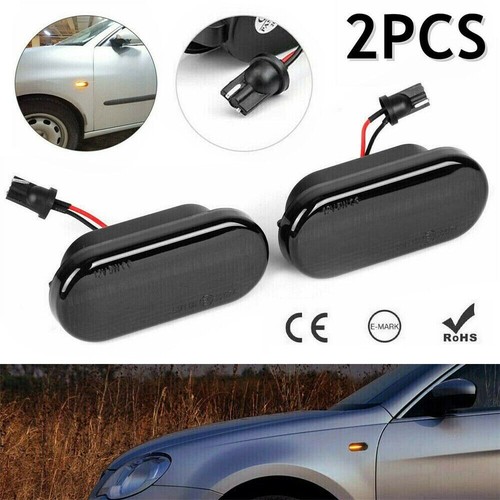 1Pair Side Marker Lamp LED Indicator Light for VW Golf MK4 Ford Passat