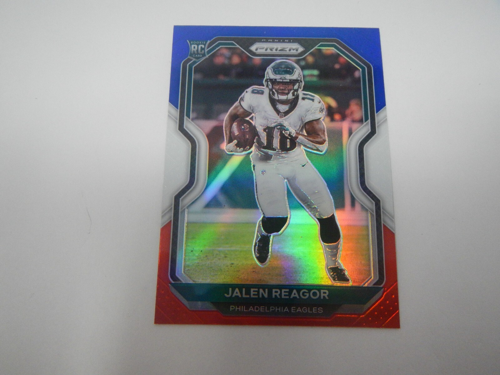 2020 Panini Prizm Red White Blue Jalen Reagor RC #342