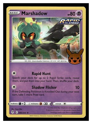 Pokemon Marshadow 080/203 2023 Trick or Trade Halloween Trick Treat Holo Rare | eBay Pokemon Marshadow 080/203 2023 Trick or Trade Halloween Trick Treat Holo Rare | eBay
