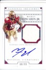 mario edwards gu jersey patch auto autograph fsu seminoles noles college #/99 16