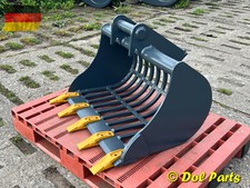 ⭐ Sortierlöffel 80cm LEHNHOFF MS03 Sieblöffel Bagger 2 - 3,5 t Gitterlöffel NEU