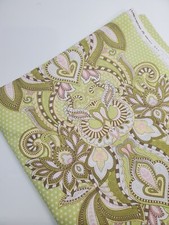 Tula Pink Fabric Hushabye Owl Moda Green RARE OOP HTF Sew Quilt FAT QUARTER