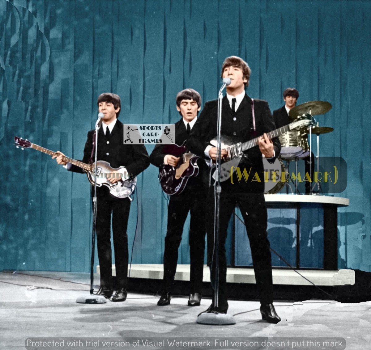 THE BEATLES ED SULLIVAN 02/09/1964 PRINT/FROM 35mm NEGATIVE ( 3
