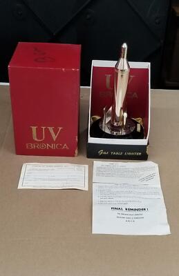 ブロニカUV 卓上ライター BRONICA UV Vintage 1964 Japan UV Bronica Space Rocket 9.75