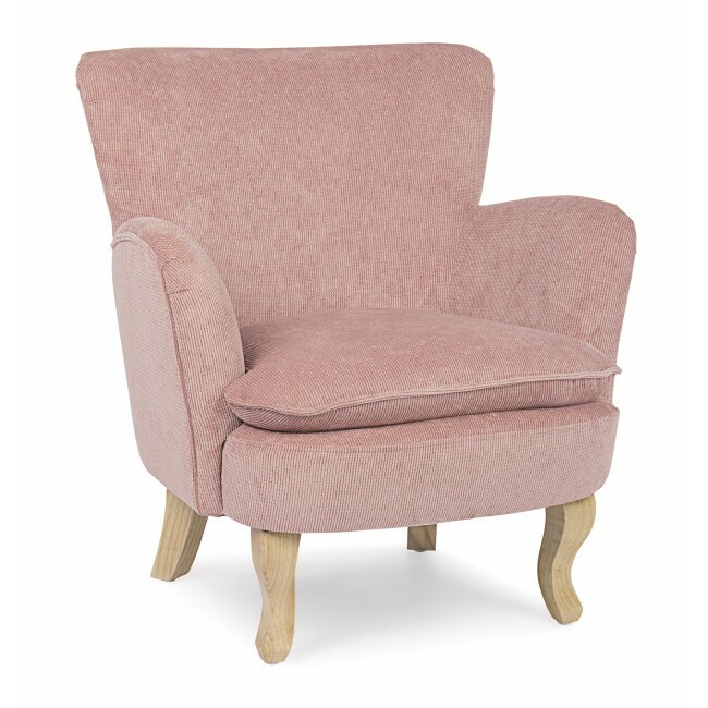 Mobili Poltrona Shabby Rosa Poltrona Conchiglia In Velluto Rosa
