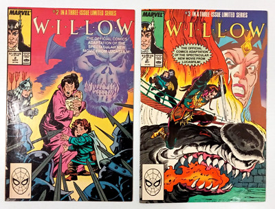 1998 Willow Issues #2 and #3 Marvel Limited Series of 3 Comics 1.5 Lot of 2 READ
