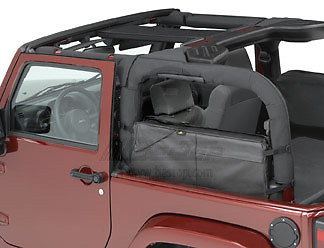 Sacoche latérale Jeep Wrangler JK Black Diamond étanche avec poches de rangement