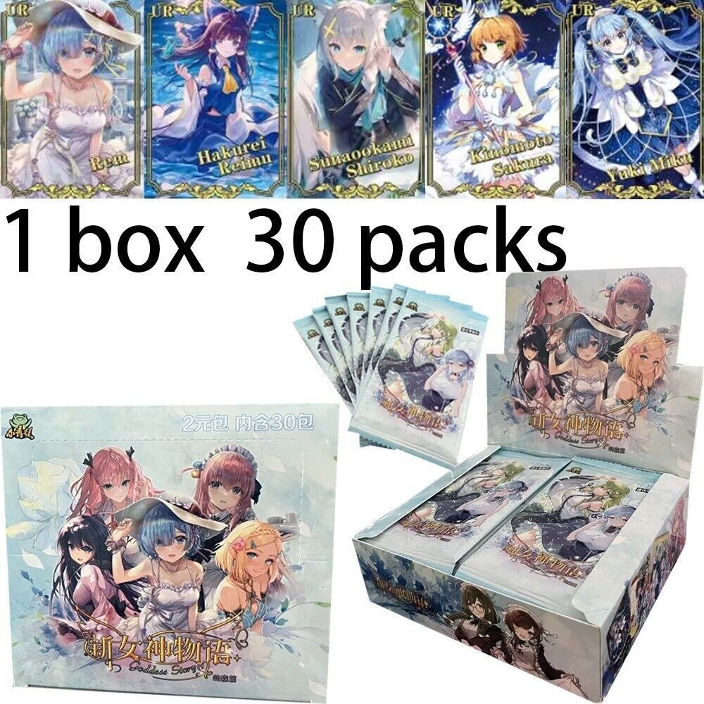 Goddess Story NS-2M13 Waifu Card Sealed Display Booster Box - 30