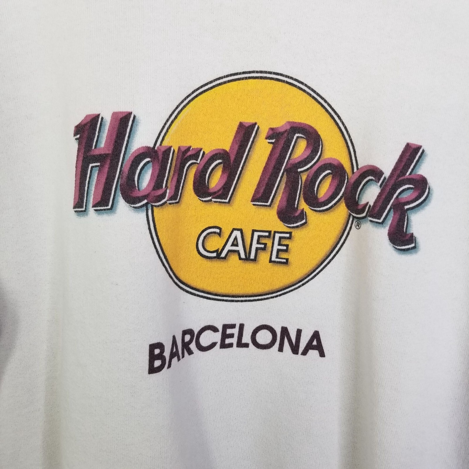 Hard Rock Cafe Adult Medium Barcelona Graphic Long Sleeve Sweatshirt Pullover image 2