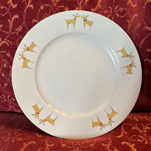 Beautiful Large Christmas Plate Platter Reindeer House Of Fraser Euro