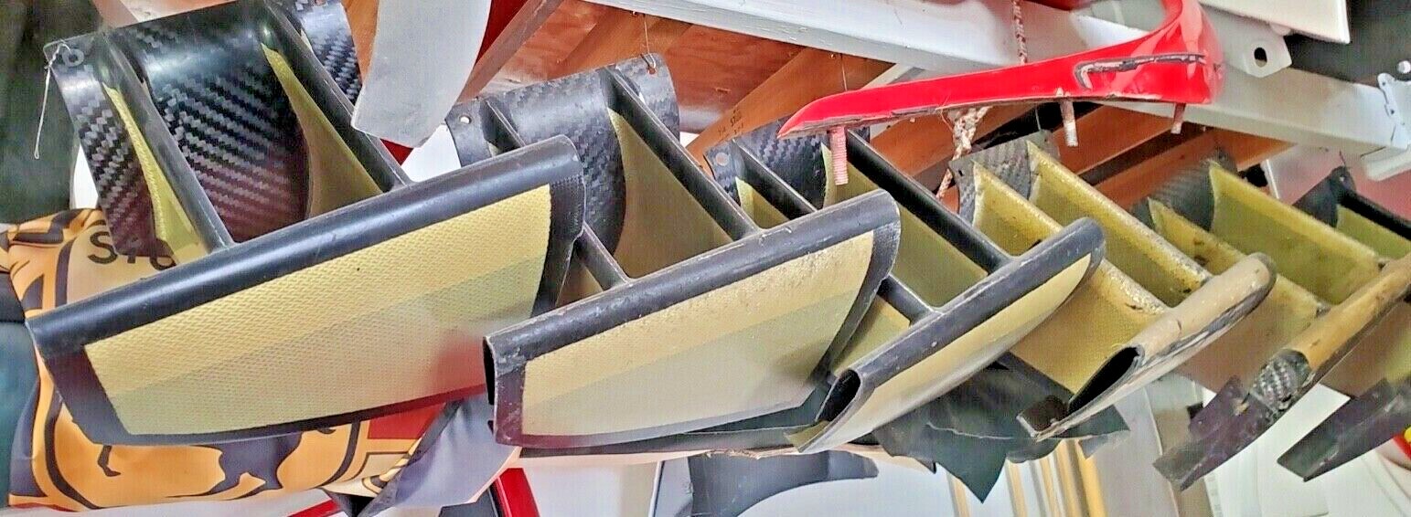 Ferrari 488 GT3 Carbon Kevlar 2 SIDE PIECES. For Rear Diffuser
