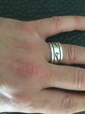 VINTAGE 1980'S RARE STERLING SILVER NIKE SWOOSH ENGRAVED VINTAGE 1980'S RARE STERLING SILVER NIKE SWOOSH ENGRAVED
