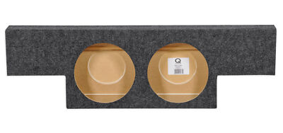 Dual 10'' Subwoofer Sub Box Enclosure For 2004-06 GMC/Chevy Crew Cab Behind Seat