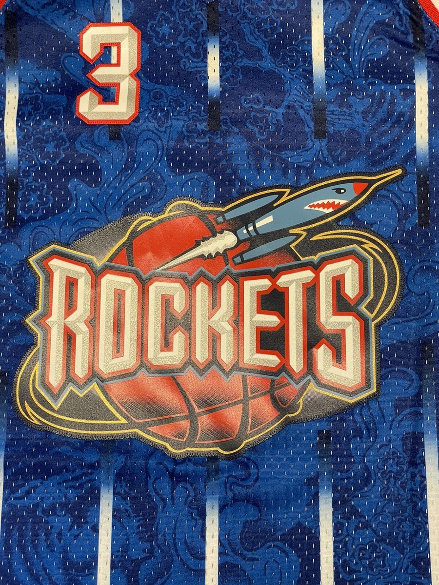 Men's Houston Rockets Steve Francis Mitchell & Ness Blue