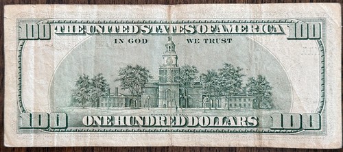 2003 $100 DOLLAR BILL US STAR NOTE, DK00026028* LOW SERIAL NUMBER - Picture 2 of 2