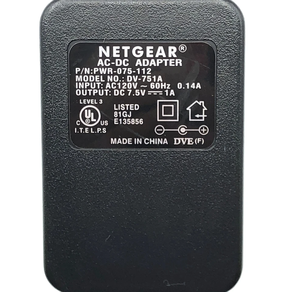 Genuine AC Power Adapter for Netgear FS105/v2 FS108v2 FS605 Ethernet Switch - Image 2 of 4