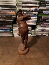 Vtg Red Mill Mfg Handcrafted ~ Golfer ~ 10" Statue - USA
