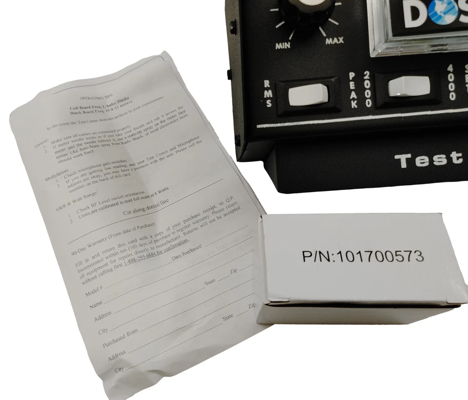 Dosy TC4001P CB Radio Illuminated Benchtop 4000 Watt Power and SWR Meter - Image 4 of 4