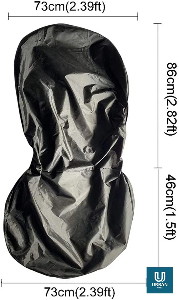 Coprisedili anteriori neri impermeabili per adattarsi ad Audi A1 Sportback (12-16) - Immagine 3 di 3