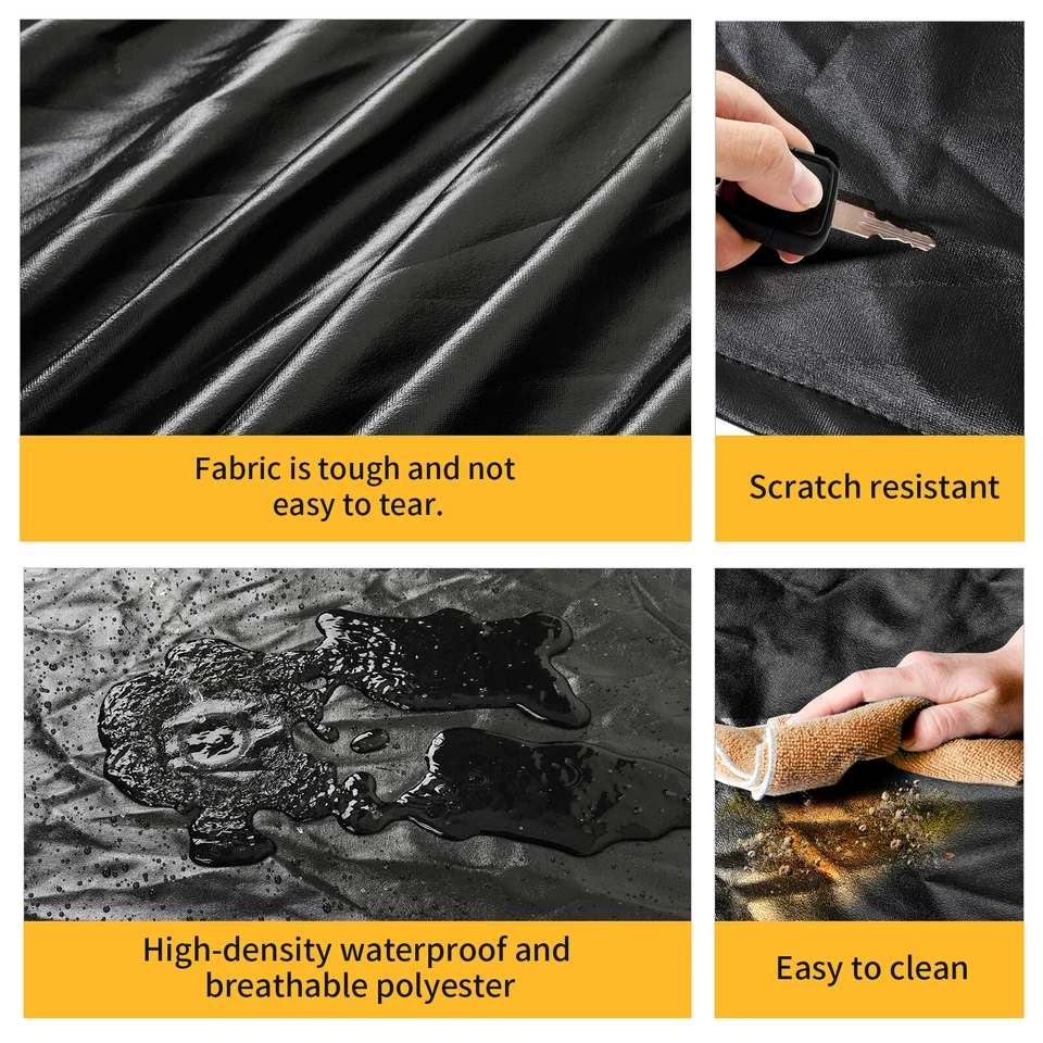 Cubierta de coche interior exterior satinado elástico arañazos impermeable para Mazda MX-6 cupé Foto 2 de 4