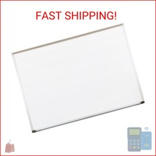 Best-Rite 212AB Deluxe Dura-Rite Dry Erase Whiteboard, Aluminum Trim  Maprail,