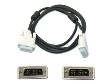 DVI-D Male-Male Digital Video Monitor LCD Flat Panel Cable 6 Ft Black DVI