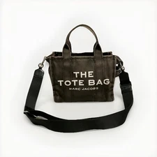 Marc Jacobs Washed Black Faded The Mini Tote Bag