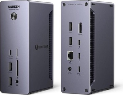 UGREEN U710 13in1 Docking Station 2 Thunderbolt 4/4xUSB-A/DP/RJ45/SD TF Reader