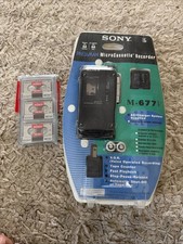 Vintage Sony Micro cassette Recorder M-677v