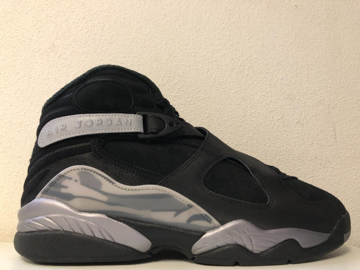 Nike Air Jordan 8 Retro Black Gunsmoke Metallic Silver FD1334-001