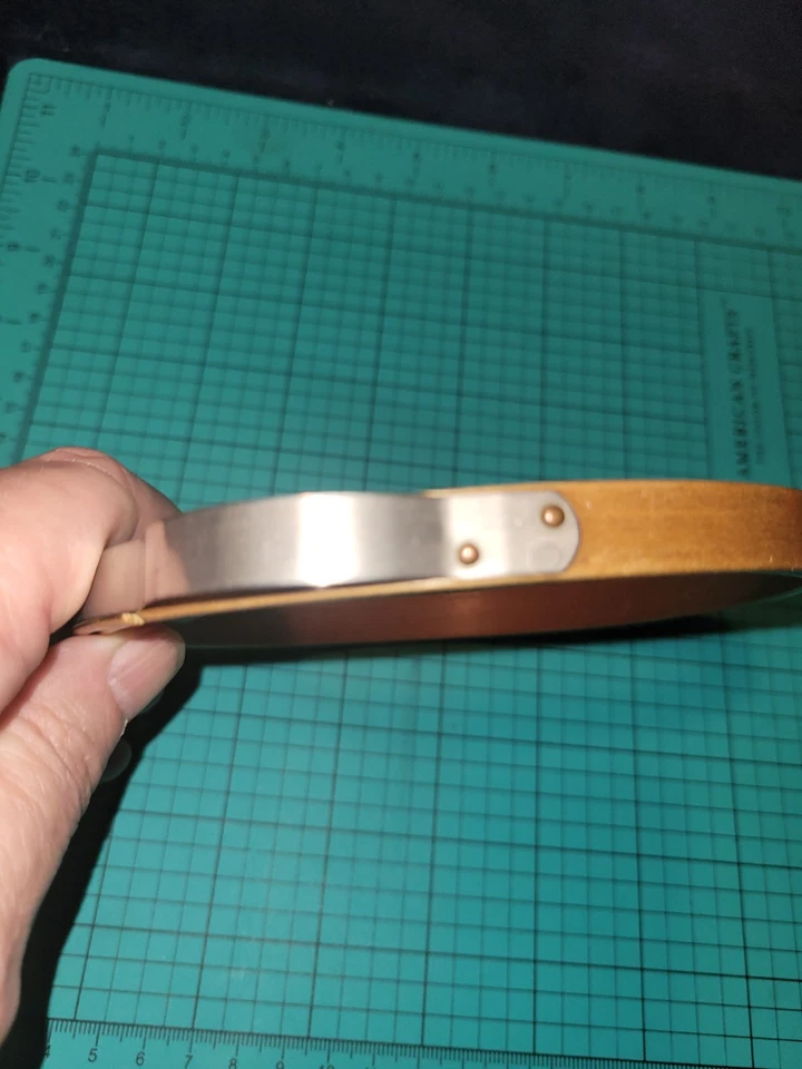 Vintage Princess 5" Adjustable Spring Tension Wood Embroidery Hoop Non-Felt - Image 3 of 4