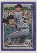 2020 Bowman Chrome Prospects Purple Shimmer Refractor Sean Hjelle #BCP-215 0t6c