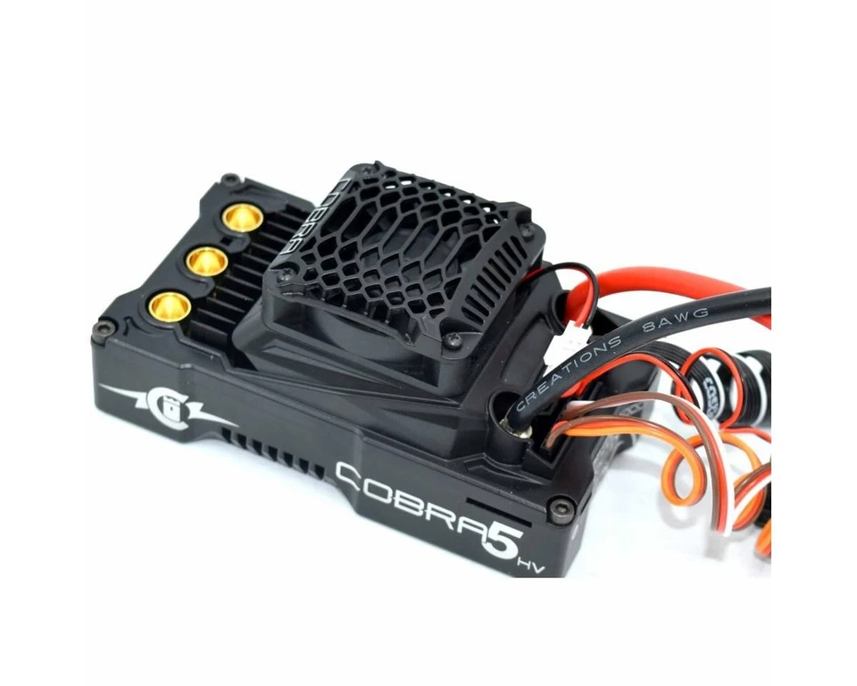 Castle Creations Cobra 5 HV 12S 1/5 Sensored Brushless ESC CSE010017800 - Image 2 of 4