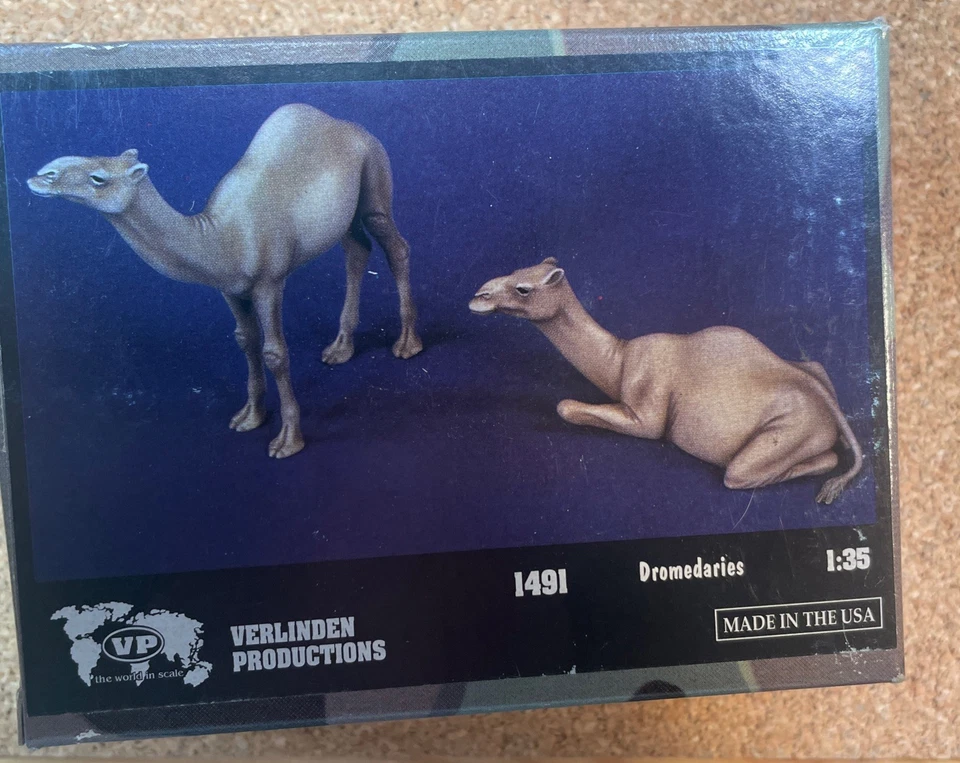 Dromedarios - Sin montar 1/35 Verlinden Productions No. 1491 Foto 2 de 4