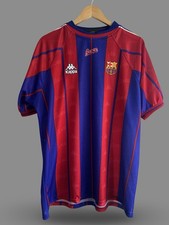 Authentic Barcelona Kappa 1997/98 Home Kit. XL. 9/10 Vintage Condition. 