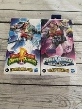 2022 Hasbro Power Rangers GALAXY & THUNDER MEGAZORD Retro VHS Style Figures
