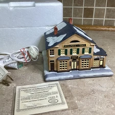 The Country Store 1993 Rockwell's Christmas In Stockbridge - With Light Cord-COA