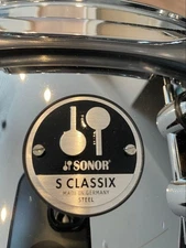 Sonor S Classix Steel Snare Drum Germany REMO Head