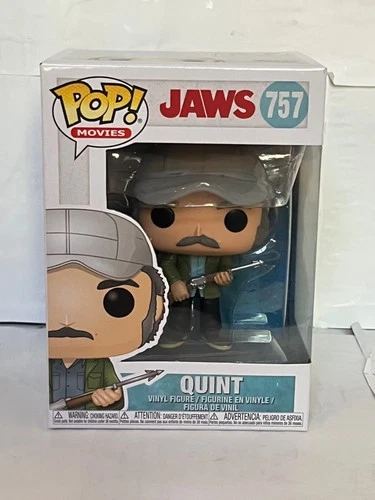 Funko Pop Movies Jaws Quint 757 w/ Pop Protector NIB
