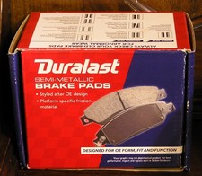 DURALAST Seimi-Metallic pc BRAKE PADS MDK1274