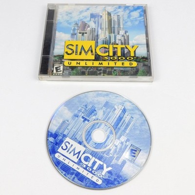 Simcity 3000 Unlimited PC CD ROM Tested Working Complete In Jewel Case Sim City