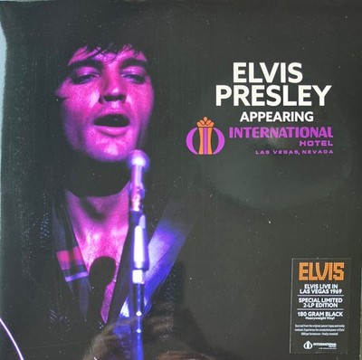 Elvis Presley - APPEARING  Live in Las Vegas 1969   2LP/CD  BLACK vinyl