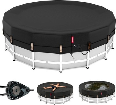 14ft Round Pool Cover - Ultimate Windproof & Waterproof Protection