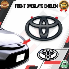 NEW Matte Black Overlay kit Emblem Fits 2020-2024 Toyota Corolla SE PT9